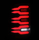 AlphaRex 07-13 GMC Sierra 1500/07-14 2500/3500HD (No Clsc/Dually) Luxx-Series LED Tail Lghts Blk Red - 630080 User 2