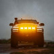 KC HiLiTES SlimLite 8in. LED Light Shield (Shield Only) - Amber - 5208 Photo - lifestyle view