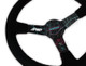 PRP Shreddy Flat Deep Dish Steering Wheel - Cracked - SHRDYG254 Photo - Close Up