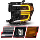 Anzo 19-21 GMC Sierra 1500 LED Projector Headlight w/Switchback+Sequential - Black - 111600 User 2