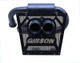 Gibson 2024 Cam-Am Maverick R 4in. T304 Stainless Round Dual Wall Slash-Cut Tip - Black Ceramic - 98057 User 1