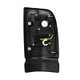 AlphaRex 94-01 Dodge Ram 1500/2500/3500 LUXX-Series LED Tail Lights - Black - 643002 User 1