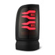 AlphaRex 94-01 Dodge Ram 1500/2500/3500 LUXX-Series LED Tail Lights - Black/Red - 643003 User 1