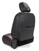 PRP Jeep Wrangler JL Front Seat Covers - 2 door- with Pocket Back (Pair) - Black/Purple - B037-08 Photo - Close Up