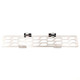 Putco 23-24 Ford F250/F350 Super Duty Hex Shield Design Bumper Grille Inserts - Polished SS - 82172 Photo - lifestyle view