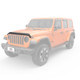 EGR 18-24 Jeep Gladiator Matte Finish Superguard Hood Guard - 305255 Photo - Mounted