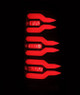AlphaRex 99-06 Chevrolet Silverado/99-06 GMC Sierra LUXX-Series LED Tail Lights - Black/Red - 620007 User 2