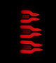 AlphaRex 99-06 Chevrolet Silverado/99-06 GMC Sierra LUXX-Series LED Tail Lights - Black/Red - 620007 User 5