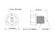 aFe POWER Magnetic Drain Plug M12 x 1.25 - Universal - 59-04005 Technical Drawing