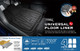 3D MAXpider 777-1 Universal Kagu Black Mat 4pcs (Size: L Front L 28in x W 21in Rear L 20in x 21in) - 2099L-09-FR4 Photo - Mounted