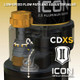 ICON 09-24 Ford F-150 2/4WD 2.5 Series VS PB CDXS Rear Shocks - Pair - 97720XP Technical Drawing