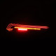 AlphaRex 20-24 Toyota Supra LUXX-Series Laser Style LED Tail Lights Black-Red - 609030 User 4