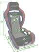 PRP Contour Suspension Seat - Black Cloth - AO62001-260 Photo - Close Up