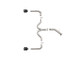 aFe 20-21 Kia Forte GT 1.6L 3in-2.5in 304 Stainless Steel Axle-Back Exhaust w/ Black Tips - 49-37037-B Photo - Unmounted