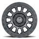 ICON Hulse 17 X 8.5 5 X 150 25mm Offset 5.75in BS Double Black - 8017855557DB Photo - Unmounted