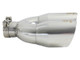 aFe Takeda 2.5in 304 Stainless Steel Clamp-on Exhaust Tip Drivers Side 2.5in Inlet 4inDual- Polished - 49T25484-P122 Photo - Unmounted