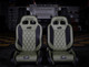 PRP EnduroTrek Reclining Suspension Seats Kit for Jeep Wrangler JK/JKU (Pair) - Black - A89010-C38-50 Photo - Close Up