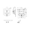 Lock Drop T S/S 3 Way With Studs-Fs880 - 70407S-3Way-Sc-Fs880