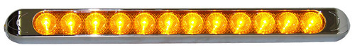 Ap135A Long Slimline Led Amber 12V