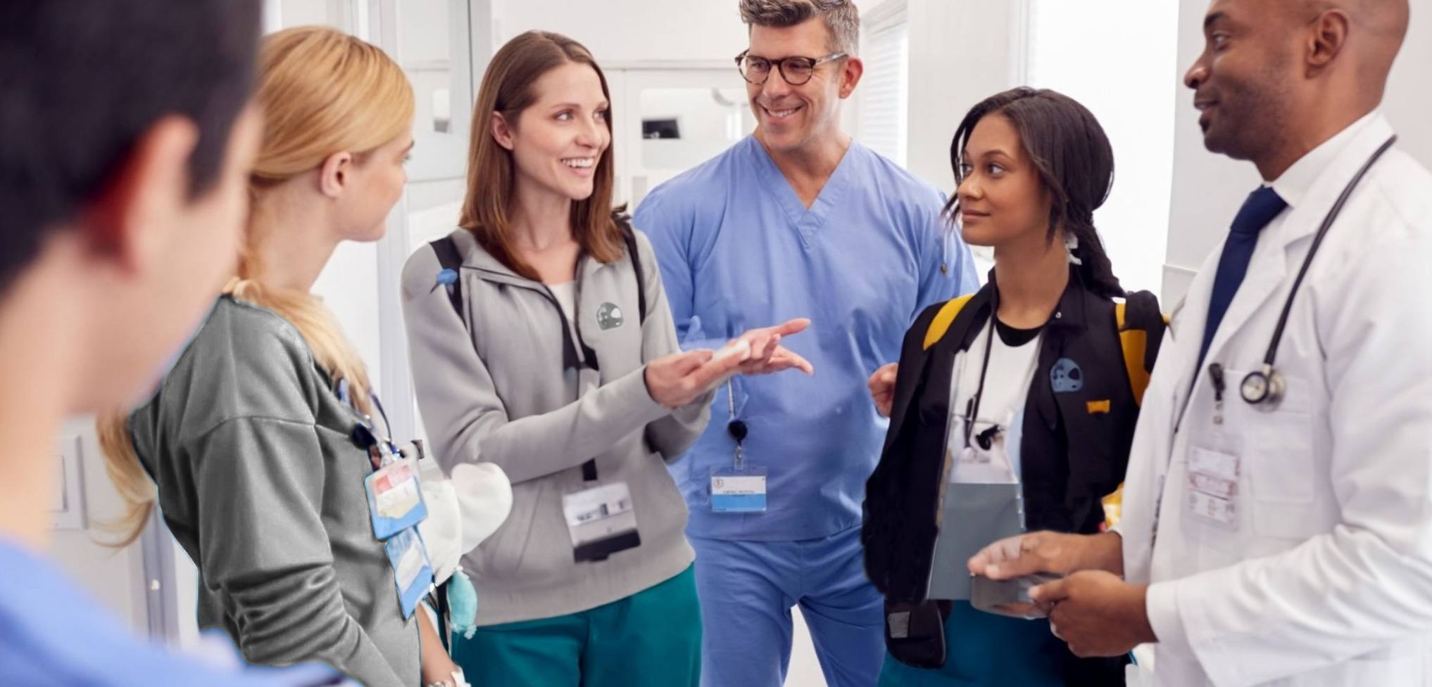 Nurses and Doctors in a hospital