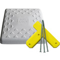 Soft Touch 15" Original Spike Down Baseball Base with Mounting Tee and Spikes