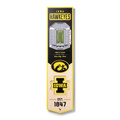 Iowa Hawkeyes 8" x 32" 3D Stadium Banner Wall Art