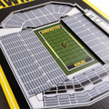 Iowa Hawkeyes 8" x 32" 3D Stadium Banner Wall Art