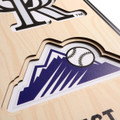 Colorado Rockies 8" x 32" 3D Stadium Banner Wall Art