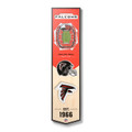 Atlanta Falcons 8" x 32" 3D Stadium Banner Wall Art