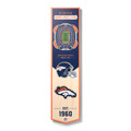 Denver Broncos 8" x 32" 3D Stadium Banner Wall Art