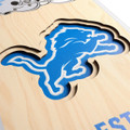 Detroit Lions 8" x 32" 3D Stadium Banner Wall Art