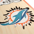 Miami Dolphins 8" x 32" 3D Stadium Banner Wall Art