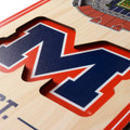 Mississippi Rebels 6" x 19" 3D Stadium Banner Wall Art