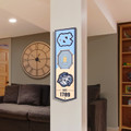 North Carolina Tar Heels 6" x 19" 3D Stadium Banner Wall Art