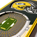 Green Bay Packers 6" x 19" 3D Stadium Banner Wall Art