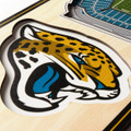 Jacksonville Jaguars 6" x 19" 3D Stadium Banner Wall Art