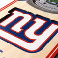 New York Giants 6" x 19" 3D Stadium Banner Wall Art