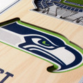Seattle Seahawks 6" x 19" 3D Stadium Banner Wall Art