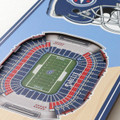 Tennessee Titans 6" x 19" 3D Stadium Banner Wall Art