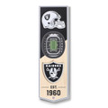 Las Vegas Raiders 6" x 19" 3D Stadium Banner Wall Art