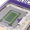 Kansas State Wildcats 6" x 19" 3D Stadium Banner Wall Art