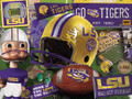 LSU Tigers Wooden Retro Series 333 Piece Puzzle