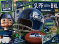 Seattle Seahawks Wooden Retro Series 333 Piece Puzzle