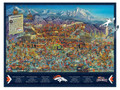Denver Broncos Wooden Joe Journeyman 333 Piece Puzzle