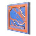 Boise State Broncos 12" x 12" 3D Logo Series Wall Art