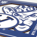 BYU Cougars 12" x 12" 3D Logo Series Wall Art