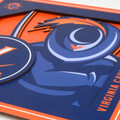 Virginia Cavaliers 12" x 12" 3D Logo Series Wall Art