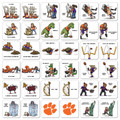 Clemson Tigers Memory Match Game