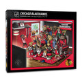 Chicago Blackhawks Purebred Fans "A Real Nailbiter" 500 Piece Puzzle
