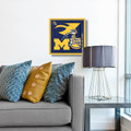 Michigan Wolverines 12" x 12" 3D Logo Series Wall Art